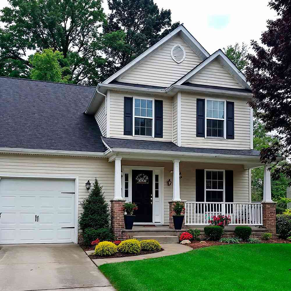 northwest indiana house after ogden dunes roofing company replaced roof